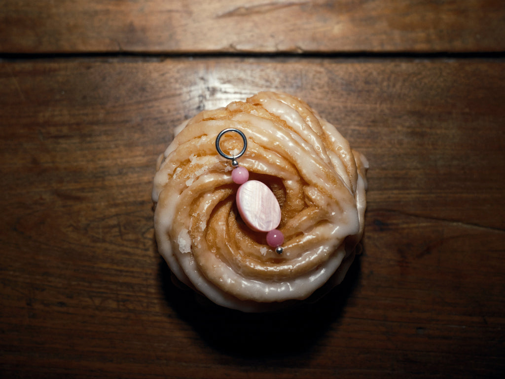 small pink bubba charm