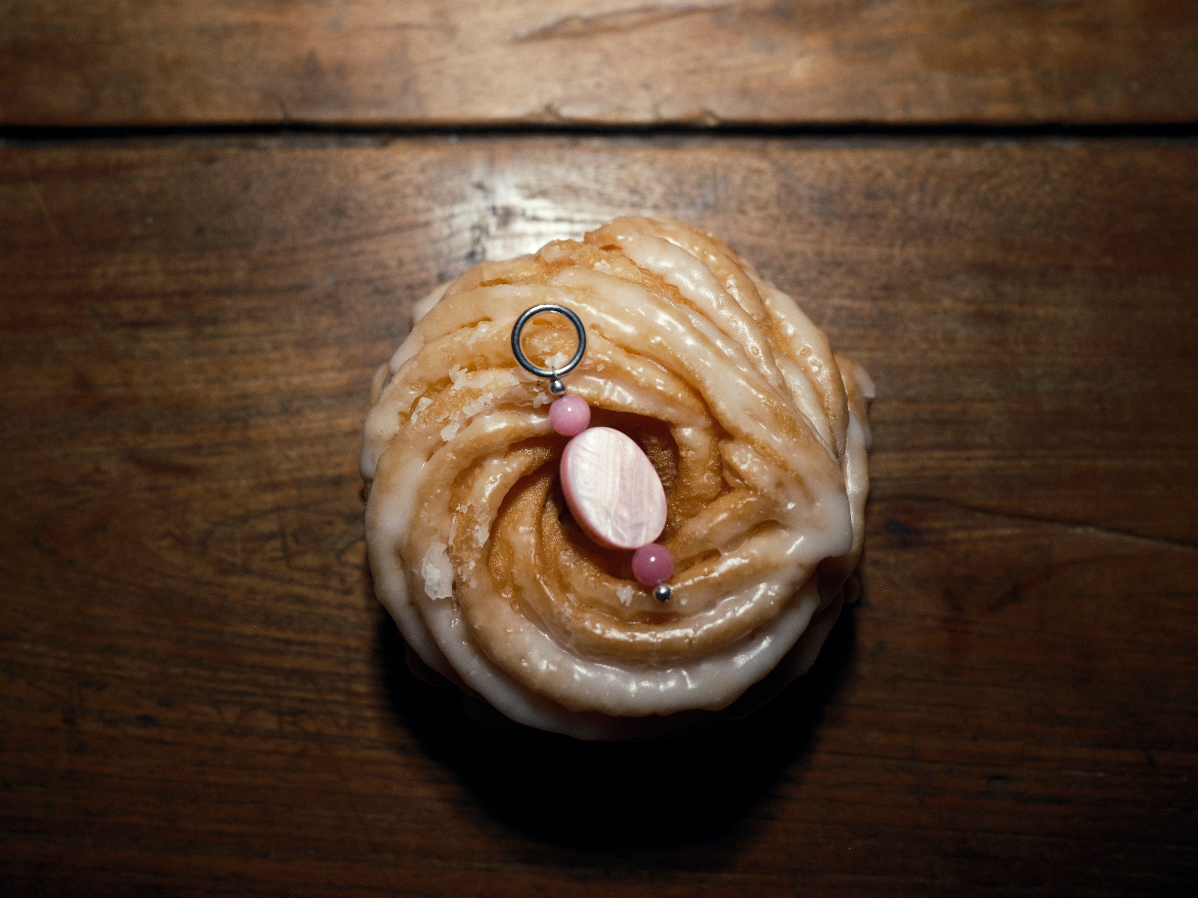 small pink bubba charm